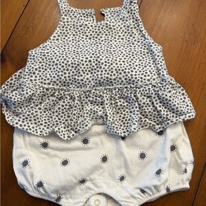 GAP Black and White Polka Dot Diaper Cover